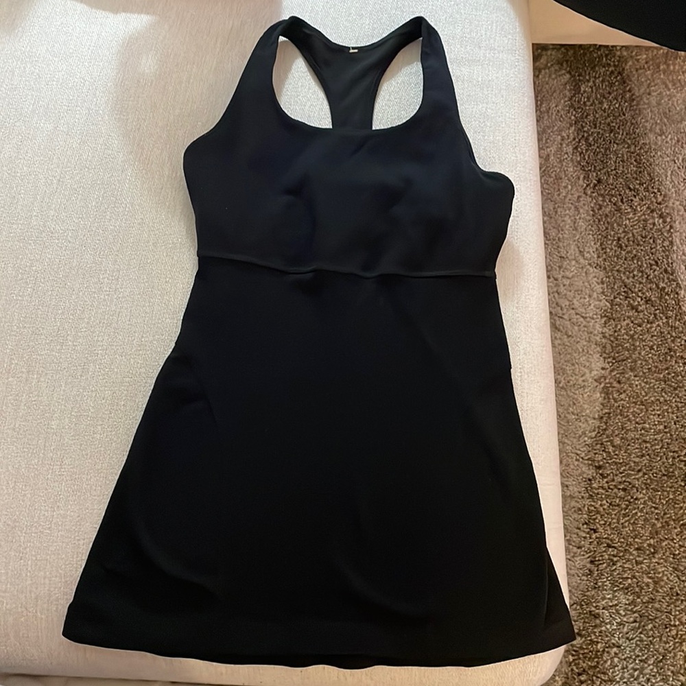 Lulu lemon racer back black tank.